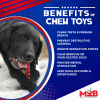 MKB Christmas Tree Ultra Durable Nylon Dog Chew Toy for Aggressive Chewers