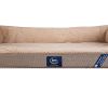 Quilted Gel Memory Foam Ortho Couch Pet Bed, Large