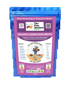 Super Food Broth Tissue & Cellular Support For Dogs* The Petz Kitchen Lipoma & Tissue Support* (size: 4.5 Oz.)