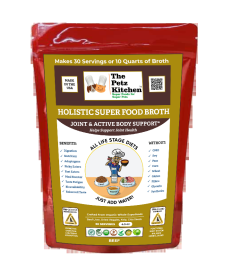 Super Food Broth Joint & Active Body Support* The Petz Kitchen Dogs & Cats* (size: 4.5 Oz.)