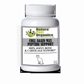 Coll Again Max Collagen Peptide Support Capsules* Hips, Joint, Bone & Cartilage Support* Dogs & Cats* (size: CAT - 90 caps /  250 mg.)