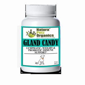 Gland Candy Omega 3 & 6 Lymphatic, Weight & Probiotic Immune Support * (size: DOG/ 90 caps / 500 mg.)