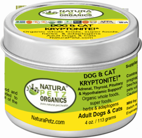 Dog And Cat Kryptonite Meal Topper - Adrenal, Thyroid, Pituitary & Hypothalamic Support* (size: DOG /4 Oz.)