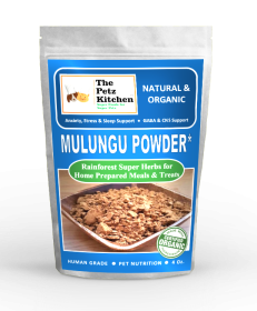 Mulungu Powder - Anxiety Stress Sleep Gaba & Cns Support* The Petz Kitchen - Organic Human Grade Ingredients For Home Prepared Meals & Treats (size: 4 Oz)