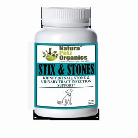 Stix And Stones Capsules* Kidney, Urinary Tract Infection & Stone Support* (size: DOG/ 90 caps / 500 mg / Size 1 Cap)