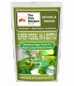 Super Model In A Bottle Weight Support* The Petz Kitchen - Organic & Human Grade Ingredients For Home Prepared Meals & Treats (size: 8 Oz./ Bag)