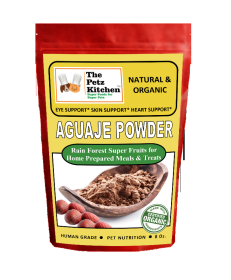 Aguaje Powder - Eye, Skin & Heart Support* The Petz Kitchen Dog & Cat Holistic Super Foods* (size: 8 OZ.)