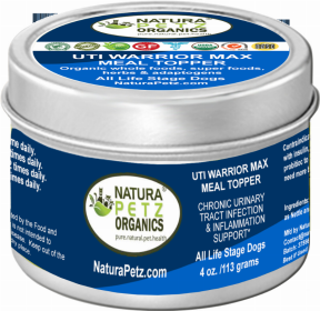 Uti Warrior Max Meal Topper* Chronic Urinary Tract Infection & Inflammation Support* (size: DOG  650 mg.)