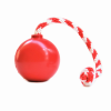 USA-K9 Cherry Bomb Durable Rubber Chew Toy, Treat Dispenser, Reward Toy, Tug Toy, and Retrieving Toy