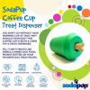 Coffee Cup Durable Rubber Chew Toy and Treat Dispenser