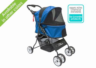 Catalina Pet Stroller (Color: Blue Jay)